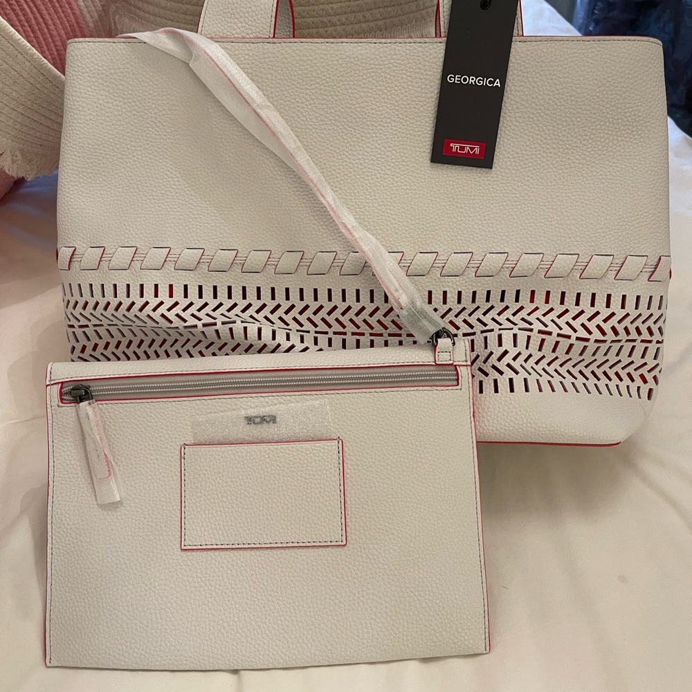 Tumi Georgica Satya Satchel with inner pouch